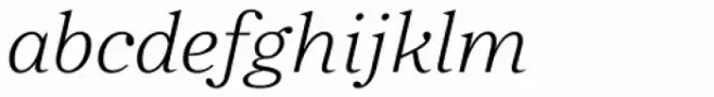 Zeit Extralight Italic