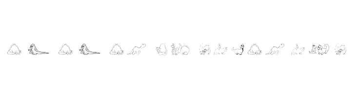 101! Cute DinoZ  Descarca Fonturi Gratis