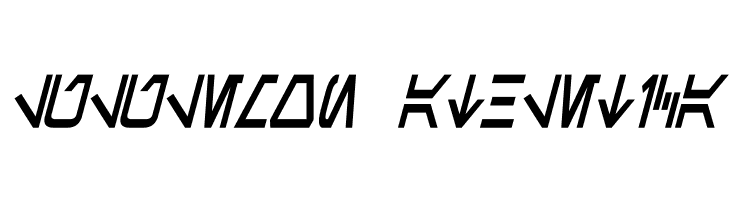 Aurebesh Condensed Bold Italic  Descarca Fonturi Gratis