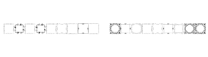 Square Frames Demo  Descarca Fonturi Gratis