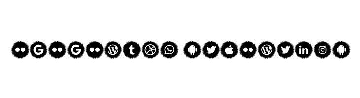 Icons Social Media 15  Descarca Fonturi Gratis