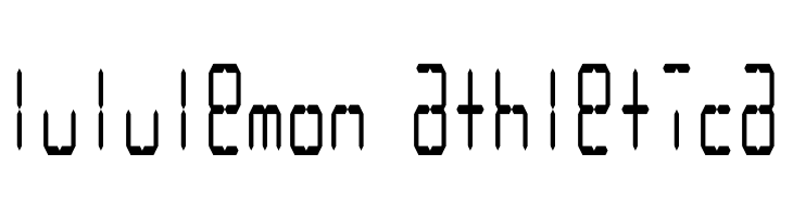 LCD Display: 14 Segment (Condensed)  Descarca Fonturi Gratis