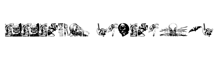 Horror Dingbats  Descarca Fonturi Gratis