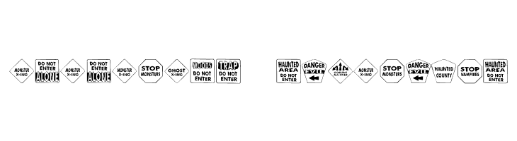 KR Halloween Signs One  Descarca Fonturi Gratis