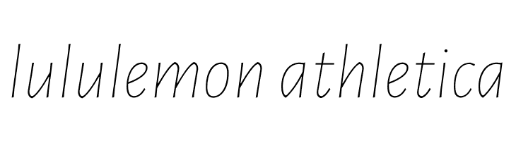 Luna Extra Light Italic  Descarca Fonturi Gratis