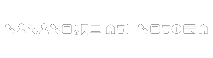 Arista Pro Icons Hairline  Descarca Fonturi Gratis