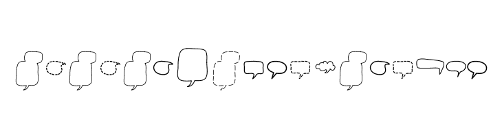 Alin Speech Bubbles 2  Descarca Fonturi Gratis