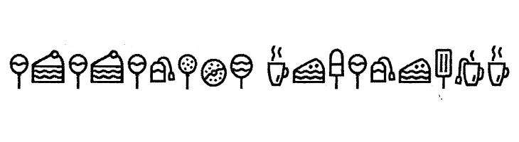 Escalope Crust Two Icons  Descarca Fonturi Gratis