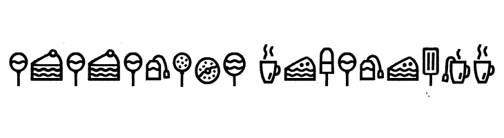 Escalope Crust Three Icons  Descarca Fonturi Gratis