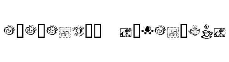 KR Teatime Dings  Descarca Fonturi Gratis