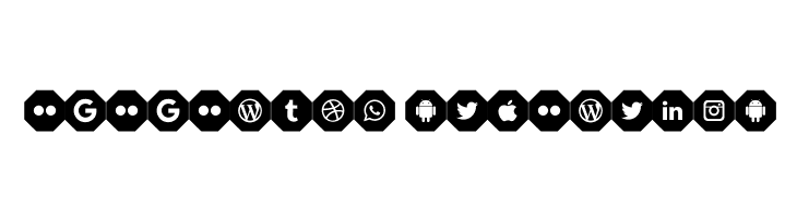 Font Social Media Color 2019  Descarca Fonturi Gratis