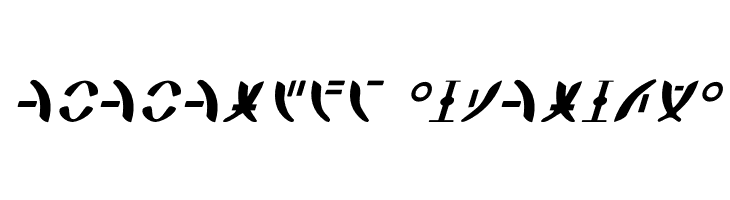 Zeta Reticuli Italic  Descarca Fonturi Gratis