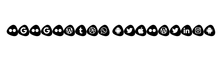 Social Logos Color  Descarca Fonturi Gratis