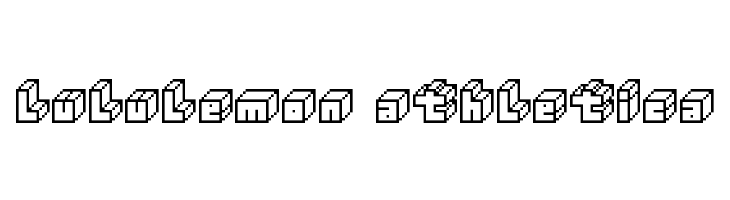 3D Thirteen Pixel Fonts Regular  Descarca Fonturi Gratis