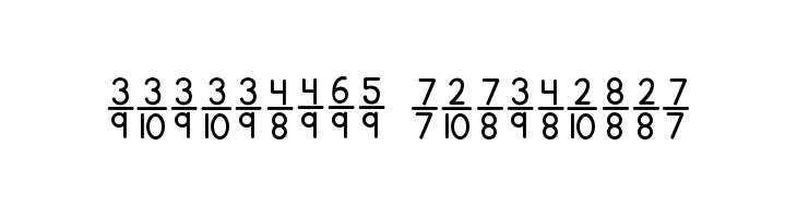 KG Traditional Fractions  Descarca Fonturi Gratis