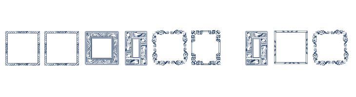 Lots of Frames font — Lorem ipsum body text preview