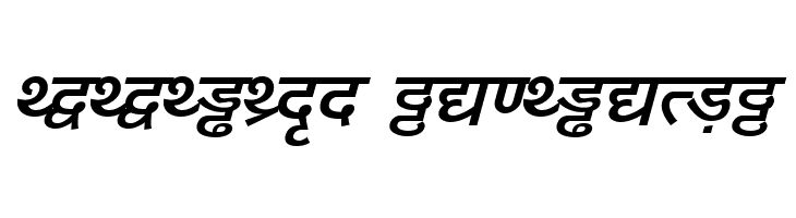 DV-TTYogeshEN BoldItalic  Descarca Fonturi Gratis