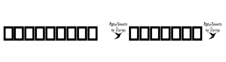 Alpha-Silouette    Descarca Fonturi Gratis