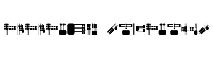 Lines and Objects Regular  Descarca Fonturi Gratis