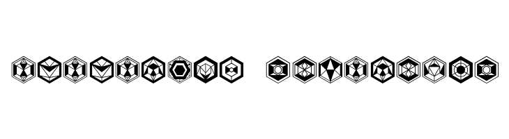 Hexagons Regular  Descarca Fonturi Gratis
