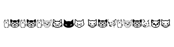 Cat Faces  Descarca Fonturi Gratis