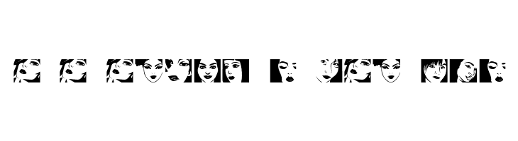 Portraits de Femmes Regular  Descarca Fonturi Gratis