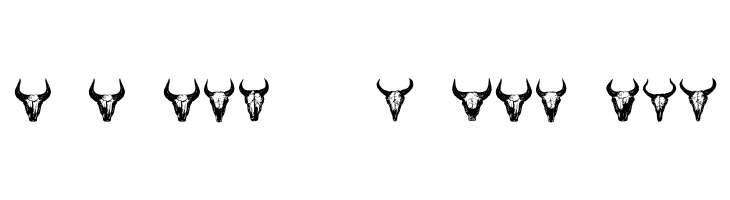 Bull Skulls Regular  Descarca Fonturi Gratis