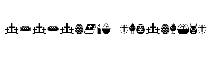 Easter Icons Regular  Descarca Fonturi Gratis