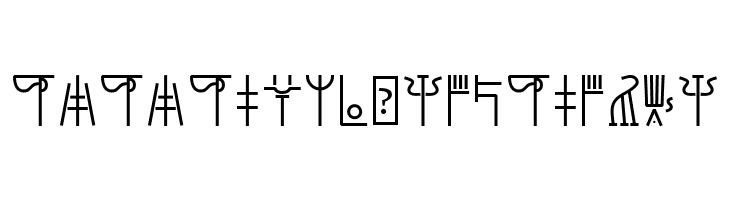 Syilloic Symbol  Descarca Fonturi Gratis