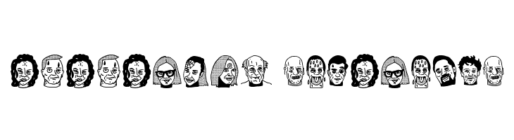 woodcutter people faces vol2  Descarca Fonturi Gratis