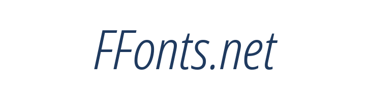 Avrile Sans Condensed Light Italic font — Lorem ipsum body text preview