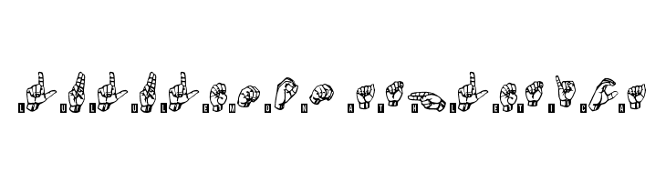 signs language tfb  Descarca Fonturi Gratis