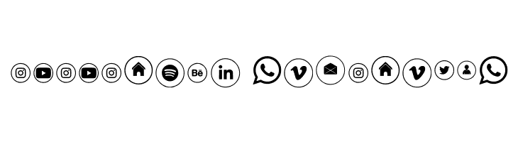 Sosmed_phone Regular  Descarca Fonturi Gratis