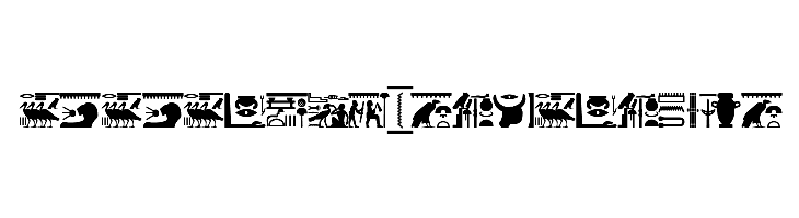 FontsVectorHIEROGLYPS  Descarca Fonturi Gratis