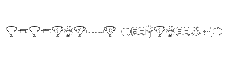 Best School Dingbat  Descarca Fonturi Gratis