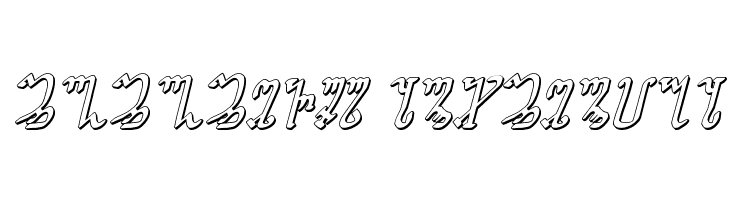 Wiccan Ways 3D Italic  Descarca Fonturi Gratis