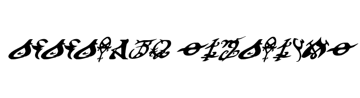 Devil's Tongue Italic  Descarca Fonturi Gratis