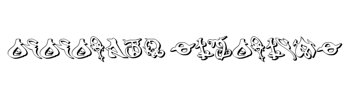 Devil's Tongue 3D Leftalic  Descarca Fonturi Gratis