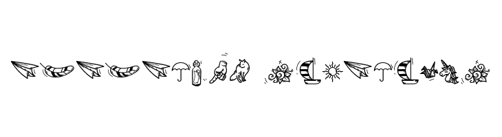 SunsetDingbats  Descarca Fonturi Gratis