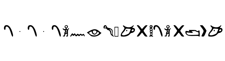 Kemetic_Alphabet_3.200_BCE  Descarca Fonturi Gratis