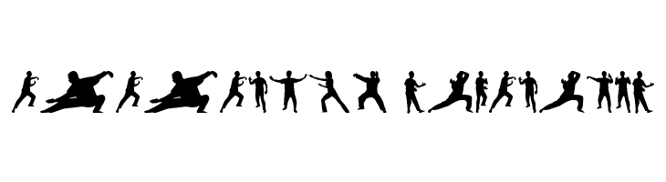 Tai-Chi Silhouette  Descarca Fonturi Gratis