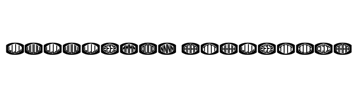 Bulged Monogram Flat Regular  Descarca Fonturi Gratis
