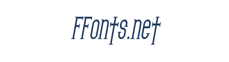 SF Gothican Condensed Bold Oblique font — Lorem ipsum body text preview