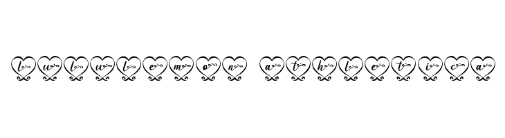 Love Pendant Monogram Regular  Descarca Fonturi Gratis