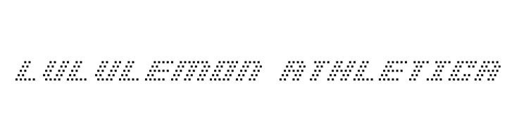 BM pinhole A13  Descarca Fonturi Gratis