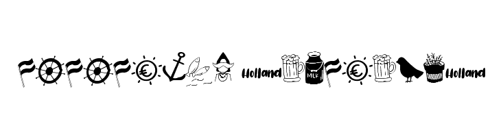 Holland Dingbats  Descarca Fonturi Gratis