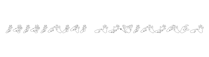 AuslanFingerSpelling  Descarca Fonturi Gratis