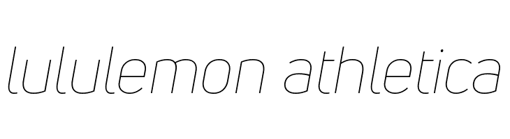 Uni Neue-Trial Thin Italic  Descarca Fonturi Gratis