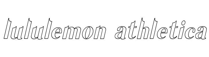 Garlic Outline Italic  Descarca Fonturi Gratis