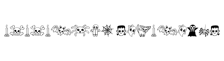 Cute Halloween Drawings  Descarca Fonturi Gratis